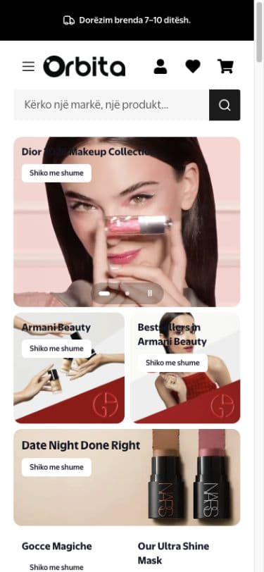 Orbita — pamja reale në telefon